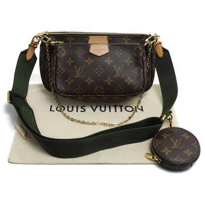 LOUIS VUITTON ルイ・ヴィトン ミュルティポシェットアクセソワール ショルダーバッグ モノグラム カーキ M44813 SP0240/SP4159/SP0240 レディース【中古】【美品】
