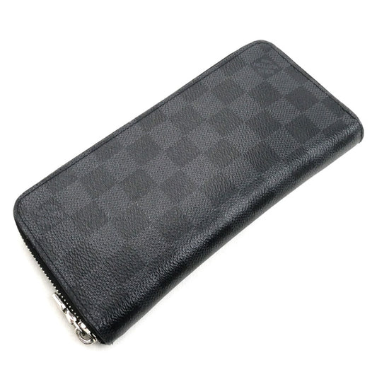 LOUIS VUITTON ルイ・ヴィトン ジッピーウォレットヴェルティカル 長財布 ラウンドファスナー ダミエグラフィット N63095 ICチップ メンズ【中古】