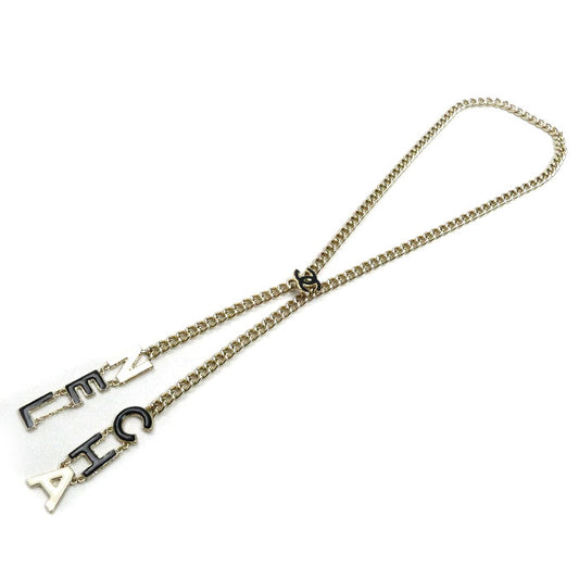CHANEL シャネル メタル ロゴネックレス ネックレス レディース【中古】