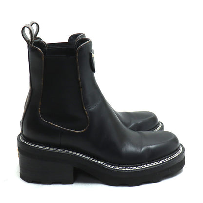 LOUIS VUITTON ルイ・ヴィトン ボブールライン アンクルブーツ ブーツ ブラック 1A8949 MA1210 SIZE 37 レディース【中古】