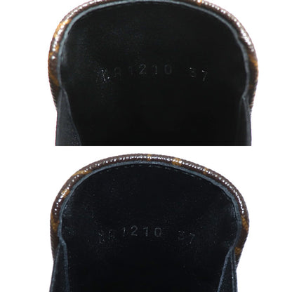 LOUIS VUITTON ルイ・ヴィトン ボブールライン アンクルブーツ ブーツ ブラック 1A8949 MA1210 SIZE 37 レディース【中古】