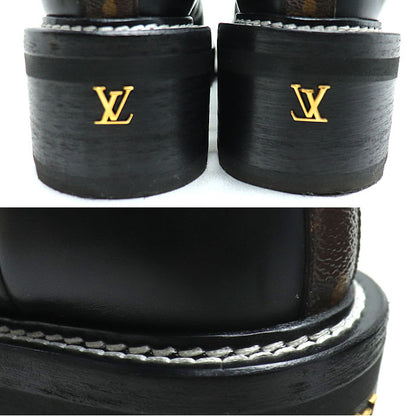 LOUIS VUITTON ルイ・ヴィトン ボブールライン アンクルブーツ ブーツ ブラック 1A8949 MA1210 SIZE 37 レディース【中古】