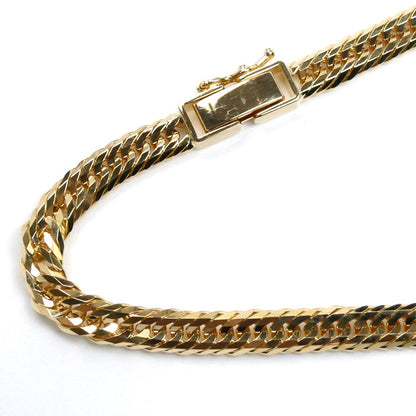 K18YG イエローゴールド ネックレス 喜平12面トリプルカット 27.5g 45cm ユニセックス【中古】