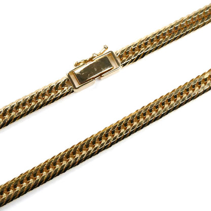 K18YG イエローゴールド ネックレス 喜平12面トリプルカット 27.5g 45cm ユニセックス【中古】