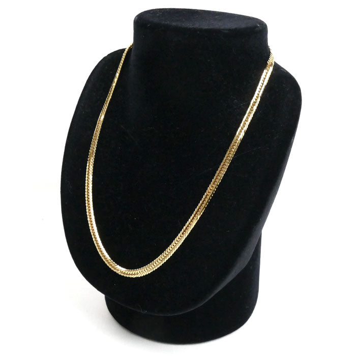 K18YG イエローゴールド ネックレス 喜平12面トリプルカット 27.5g 45cm ユニセックス【中古】