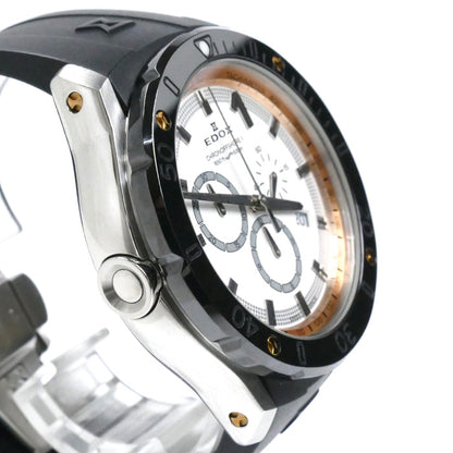 EDOX エドックス クロノオフショア 1 クロノ 腕時計 電池式 10221-357R メンズ【中古】