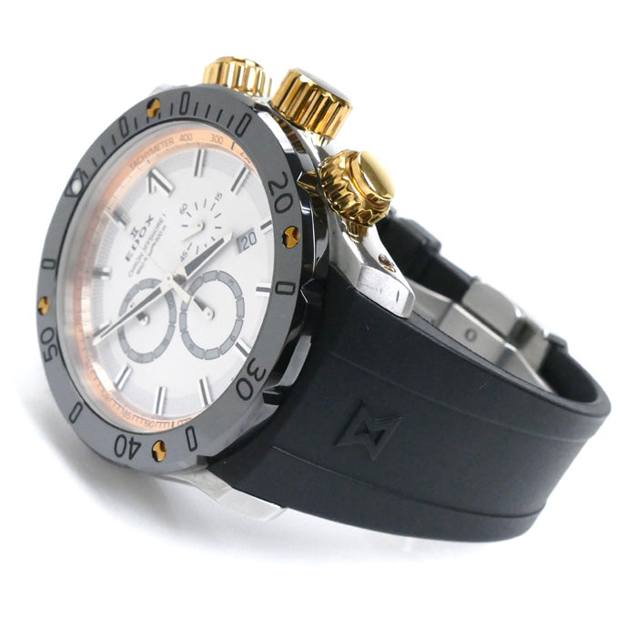 EDOX エドックス クロノオフショア 1 クロノ 腕時計 電池式 10221-357R メンズ【中古】