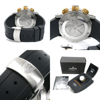 EDOX エドックス クロノオフショア 1 クロノ 腕時計 電池式 10221-357R メンズ【中古】