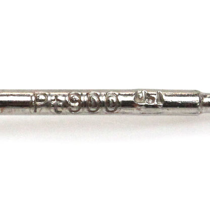 Pt900プラチナ ダイヤ ピアス ダイヤモンド0.1ct/0.1ct 0.3g レディース【中古】