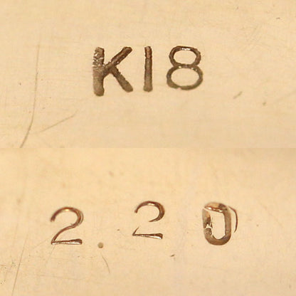 K18PG ピンクゴールド ダイヤ リング・指輪 ダイヤモンド2.2ct 15号 9.4g レディース【中古】