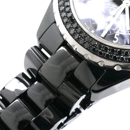 CHANEL シャネル J12 クロノグラフ ブラックダイヤベゼル 腕時計 自動巻き H1419 メンズ【中古】