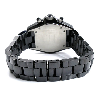 CHANEL シャネル J12 クロノグラフ ブラックダイヤベゼル 腕時計 自動巻き H1419 メンズ【中古】