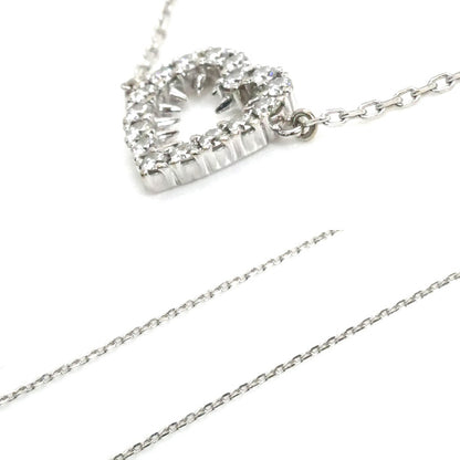 TASAKI タサキ K18WG ホワイトゴールド デインジャーハート ブレスレット ダイヤモンド0.12ct 1.4g 16.5cm レディース【中古】