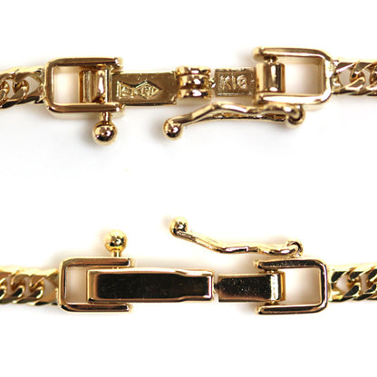 K18YG イエローゴールド ネックレス 喜平6面Wカット 10.2g 50cm メンズ【中古】