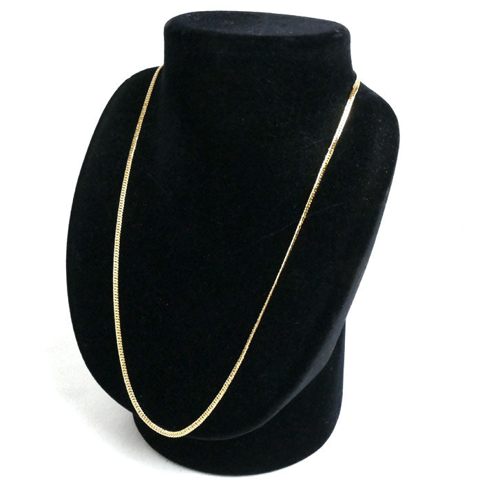 K18YG イエローゴールド ネックレス 喜平6面Wカット 10.2g 50cm メンズ【中古】