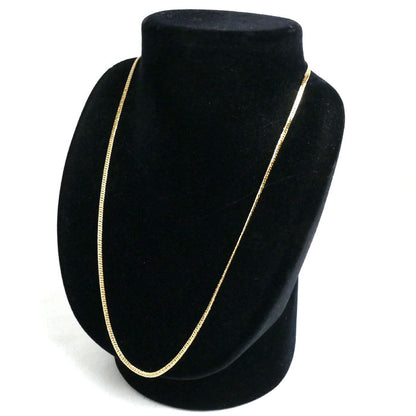 K18YG イエローゴールド ネックレス 喜平6面Wカット 10.2g 50cm メンズ【中古】