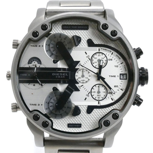 DIESEL ディーゼル ４タイムゾーン 腕時計 電池式 DZ-7421 メンズ【中古】