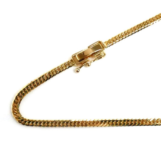 K18YG イエローゴールド ネックレス 喜平6面Wカット 10.2g 50cm メンズ【中古】