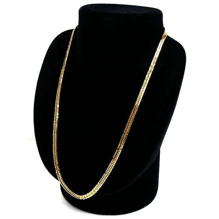 K18YG イエローゴールド ネックレス 喜平12面トリプルカット 25.6g 50cm メンズ【中古】