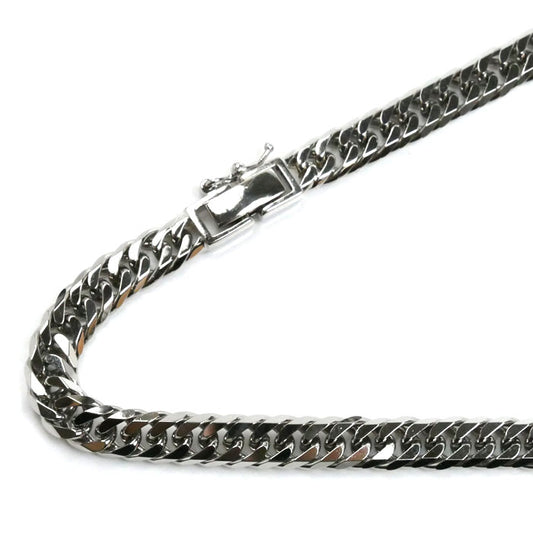 Pt850プラチナ ネックレス 喜平6面Wカット 51.5g 50cm メンズ【中古】