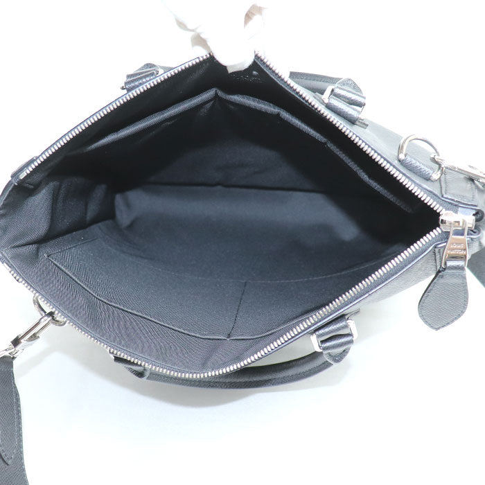 LOUIS VUITTON ルイ・ヴィトン ヴァーティカル トート 2Wayショルダーバッグ タイガ ブラック M30811 ICチップ メンズ【中古】