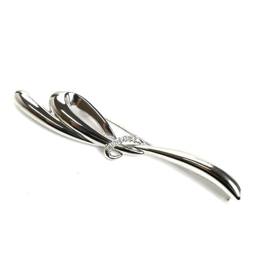 Pt900プラチナ ブローチ ダイヤモンド0.09ct 4.7g レディース【中古】