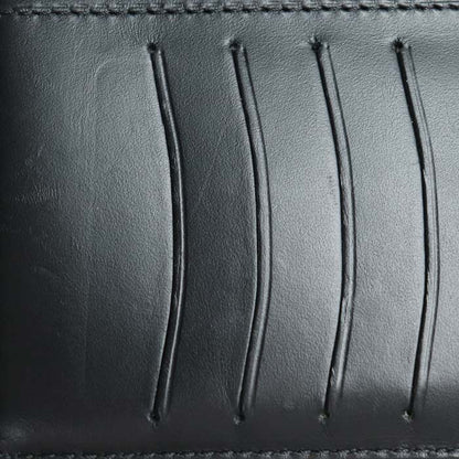 Berluti ベルルッティ エスパス スクリットレザー ウォレット 札入れ NERO GRIGIO ESPACE_NEO-JOUR-V2 小銭入なし メンズ【中古】