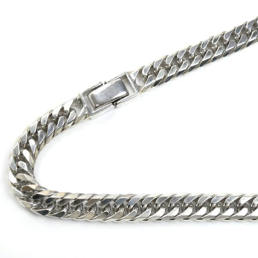 シルバー925 ネックレス 喜平6面Wカット 100.9g 60cm メンズ【中古】