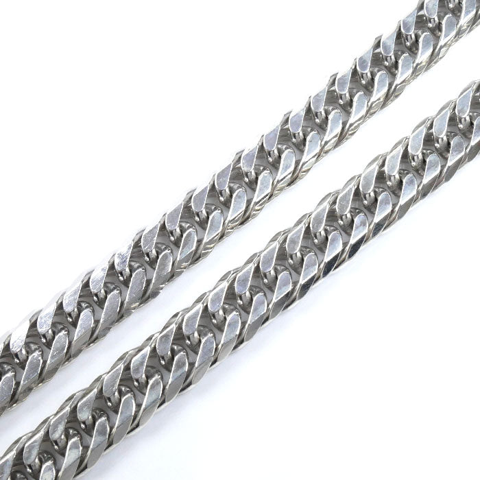 シルバー925 ネックレス 喜平6面Wカット 100.9g 60cm メンズ【中古】