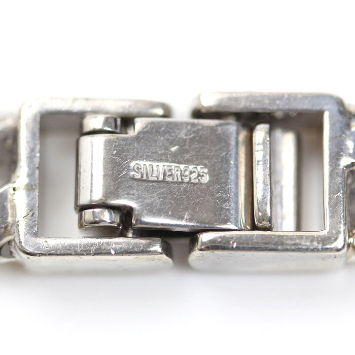 シルバー925 ネックレス 喜平6面Wカット 100.9g 60cm メンズ【中古】