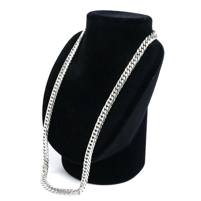 シルバー925 ネックレス 喜平6面Wカット 100.9g 60cm メンズ【中古】