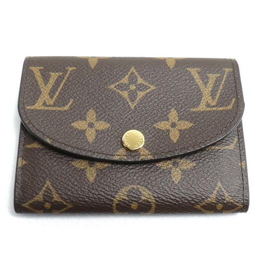 LOUIS VUITTON ルイ・ヴィトン ポルトモネ ロザリ 二つ折り財布 モノグラム フューシャ M41939 ICチップ レディース【中古】【美品】