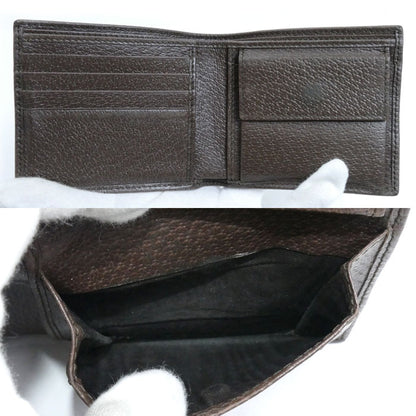GUCCI グッチ オフィディア GG コインウォレット 二つ折り財布 ベージュ/エボニー 597609 96IWT 8745 メンズ【中古】