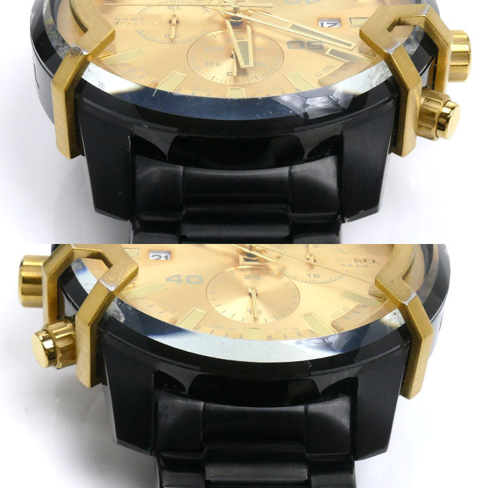 DIESEL ディーゼル グリフェド 腕時計 電池式 DZ-4525 メンズ【中古】