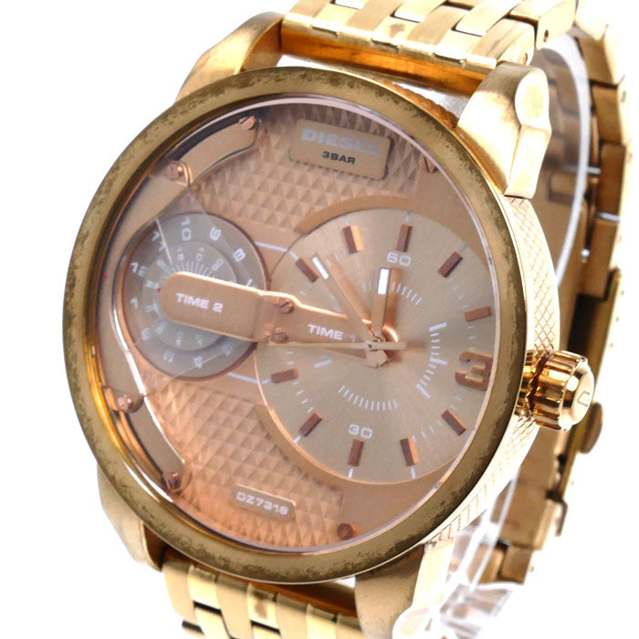 DIESEL ディーゼル ミニダディ 腕時計 電池式 DZ-7318 メンズ【中古】