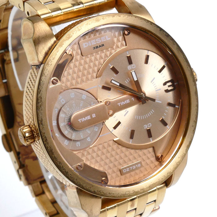 DIESEL ディーゼル ミニダディ 腕時計 電池式 DZ-7318 メンズ【中古】