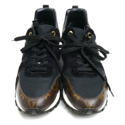 LOUIS VUITTON ルイ・ヴィトン ランアウェイライン スニーカー ブラック GO0280 
37 1/2 レディース【中古】【美品】