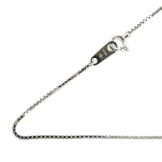 Pt850プラチナ ネックレス ベネチアン 4.6g 50cm レディース【中古】