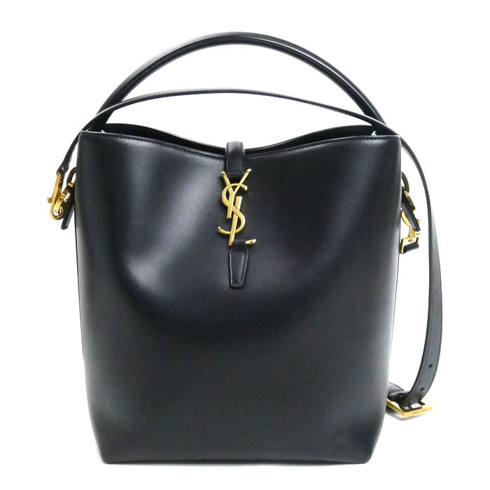 SAINT LAURENT PARIS サンローランパリ LE37 2Wayショルダーバッグ ブラック 7428282R20W1000【中古】【美品】