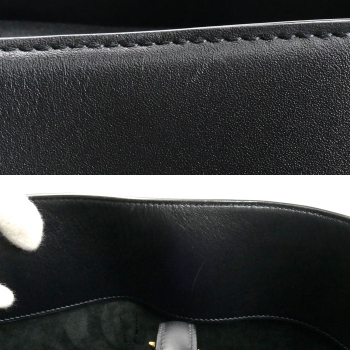 SAINT LAURENT PARIS サンローランパリ LE37 2Wayショルダーバッグ ブラック 7428282R20W1000【中古】【美品】