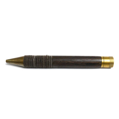 e+m メランジェ ボールペン ブラックオーク 6112-54 替え芯付【中古】