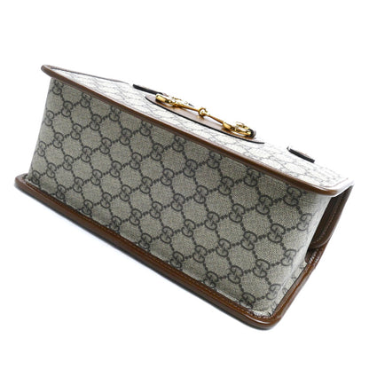 GUCCI グッチ ホースビット 1955 スモール トップハンドル ハンドバッグ ブラウン 627323 レディース【中古】【美品】