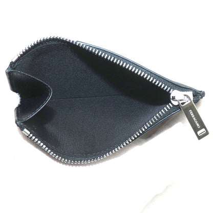 Salvatore Ferragamo サルヴァトーレフェラガモ フラグメントケース コインケース ブラック 66 1226 0763294 ICチップ メンズ【中古】【極美品】