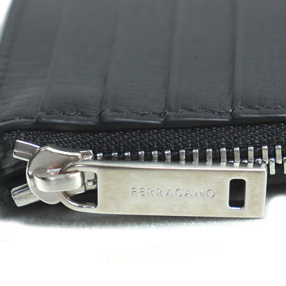 Salvatore Ferragamo サルヴァトーレフェラガモ フラグメントケース コインケース ブラック 66 1226 0763294 ICチップ メンズ【中古】【極美品】