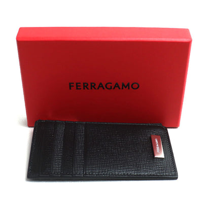 Salvatore Ferragamo サルヴァトーレフェラガモ フラグメントケース コインケース ブラック 66 1226 0763294 ICチップ メンズ【中古】【極美品】
