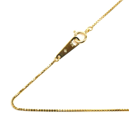 K18YG イエローゴールド ネックレス ベネチアン 2.1g 40cm レディース【中古】