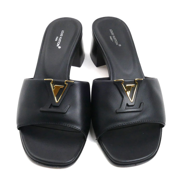 LOUIS VUITTON ルイ・ヴィトン LV マレ ミュール ブラック 1ACU2P SC0274 size 37 レディース【中古】