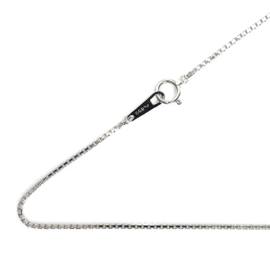 Pt850プラチナ ネックレス ベネチアン 5.5g 43cm レディース【中古】