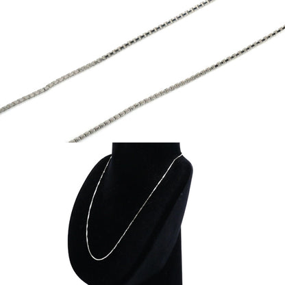 Pt850プラチナ ネックレス ベネチアン 5.5g 43cm レディース【中古】