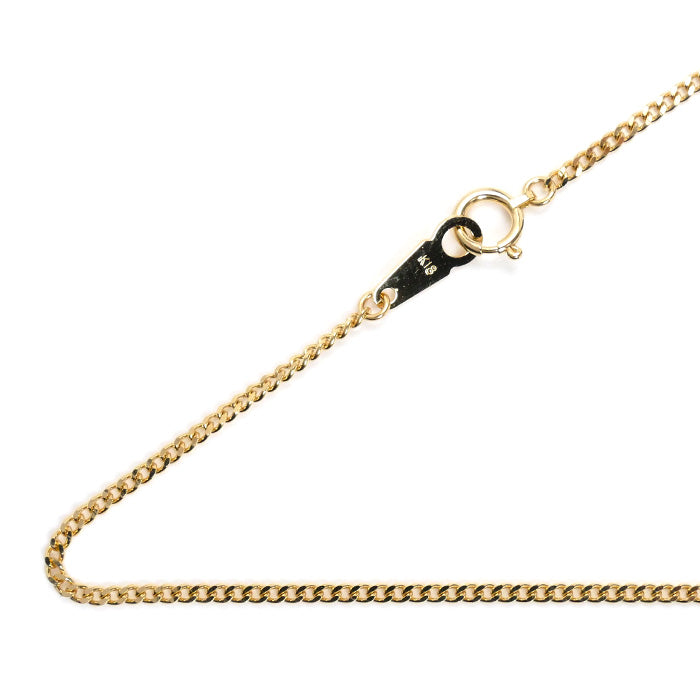 K18YG イエローゴールド ネックレス 喜平2面カット 5.0g 50cm レディース【中古】